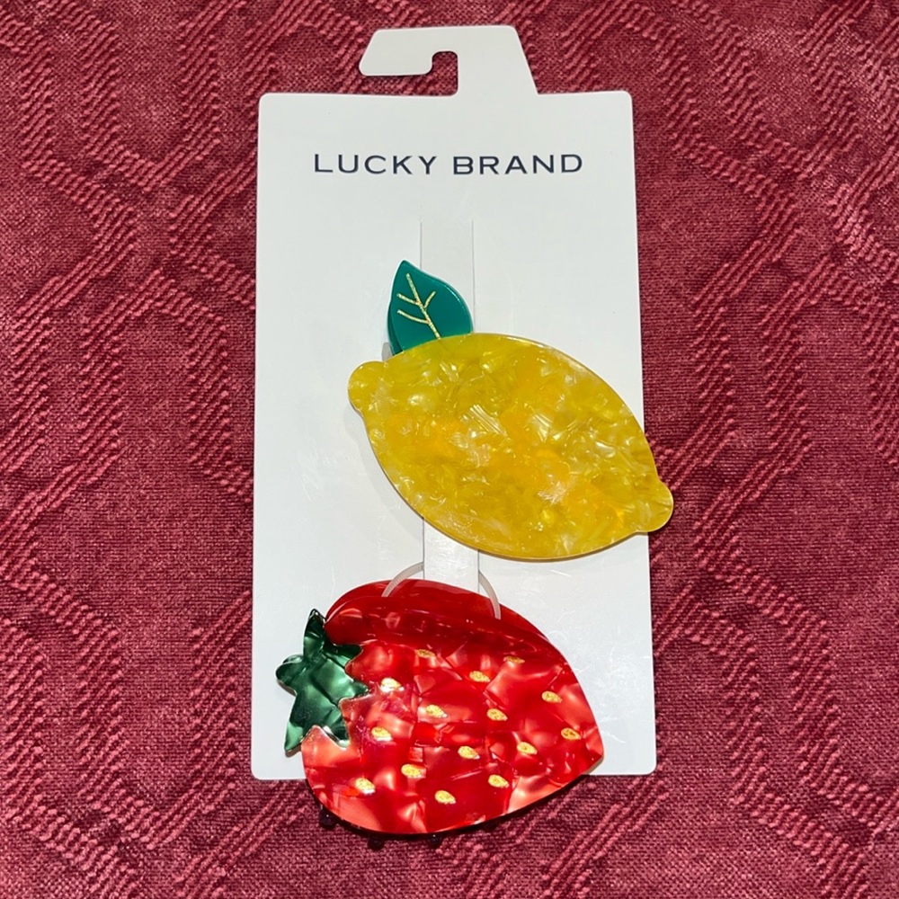 Lucky Brand hair clips